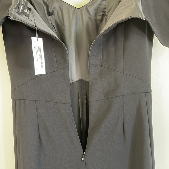 Karen Millen Tailored Off The Shoulder Wide Leg Jumpsuit - Picture 12 of 14